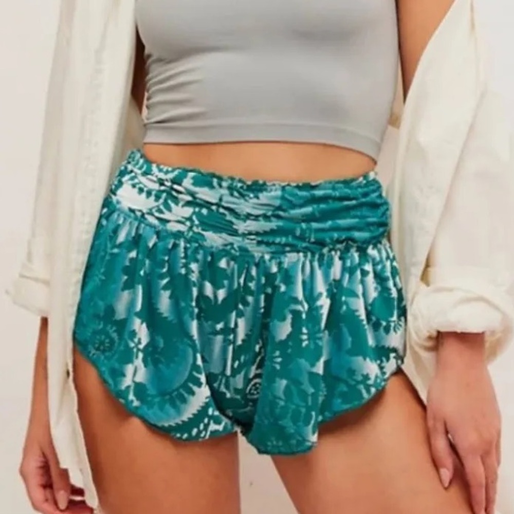 Free People x Intimately FP Snow Angel Micro Short In Pine Frost Combo